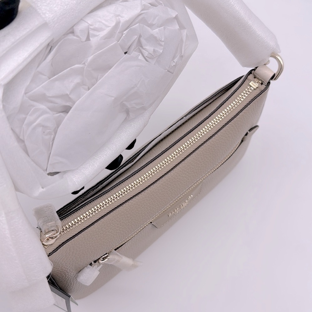 Kate Spade Hudson Colorblocked Convertible Crossbody Timeless Taupe Multi - Picture 6 of 16